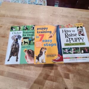 Puppy Training Books Lot Of 3
